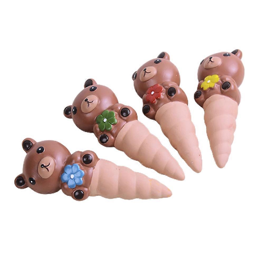 4Pcs Cartoon Bear Automatic Plant Dripper Self Watering Irrigation Device