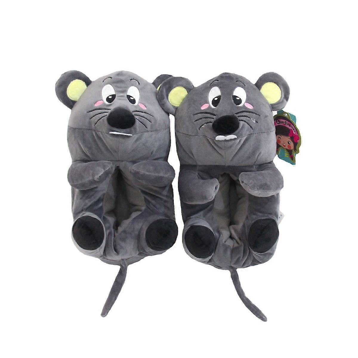 Tom and Jerry Mouse Slippers Anime Plush Slippers Home Cotton Shoes Warm Indoor House Slippers