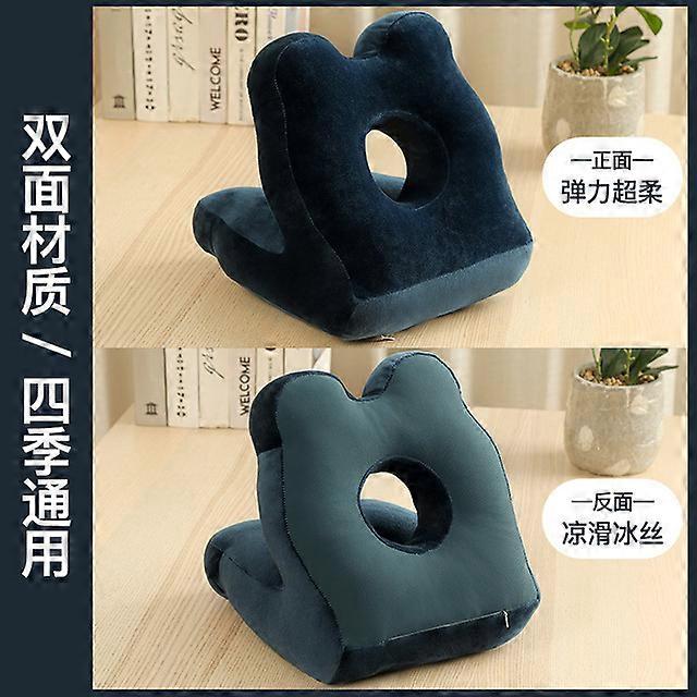 1 Pc V-type Office Napping Travel Pillows Students Desk Napping Ice Silk Travel Pillows Do Not Press The Hand Prone Sleeping Travel Pillows