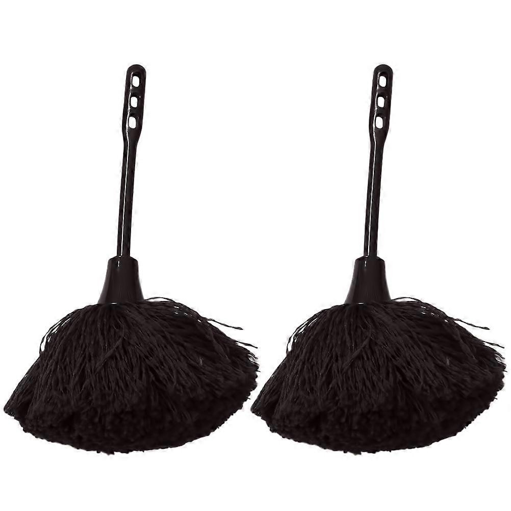 2pcs Household Duster with Handle Handheld Duster Reusable Cleaning Tools