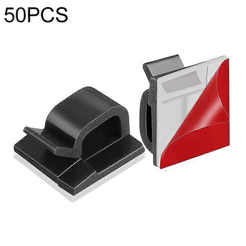 HG2392 50 PCS Desktop Cable Fixing Clip