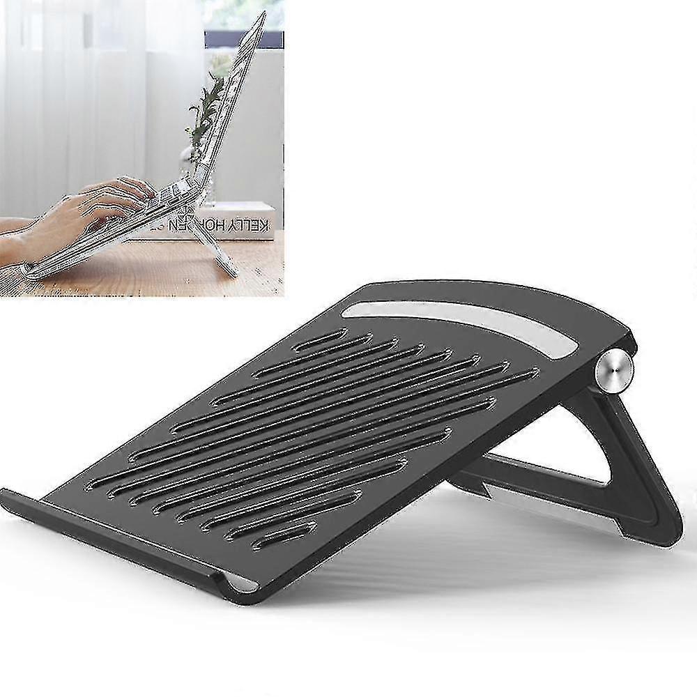 Foldable Laptop Stand, Portable Aluminum Computer Riser, Adjustable 10-17 Laptops