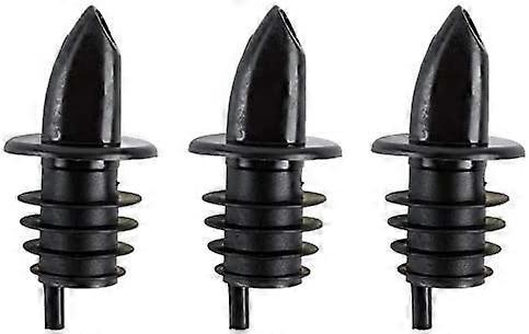 (3-pack) Black Free Flow Pourer, Spout