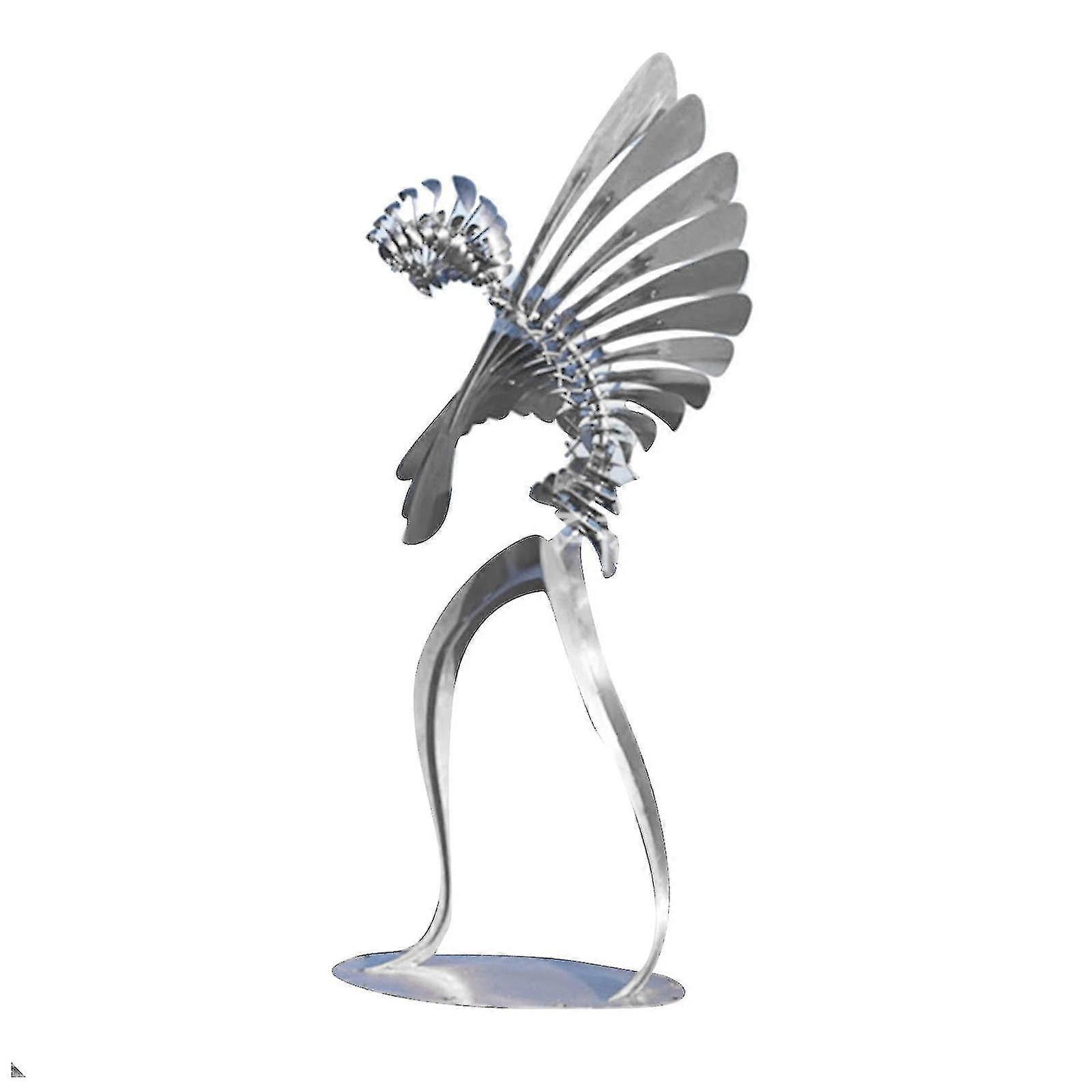 Iron Humanoid Windmill Metal Rotating Windmill Paper Man Wind Spinner