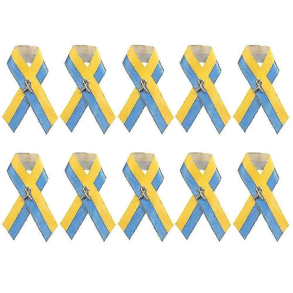 Ucraina Panglica Pin multifuncțională Satin ucrainean Pavilion Pace Nod Broșă