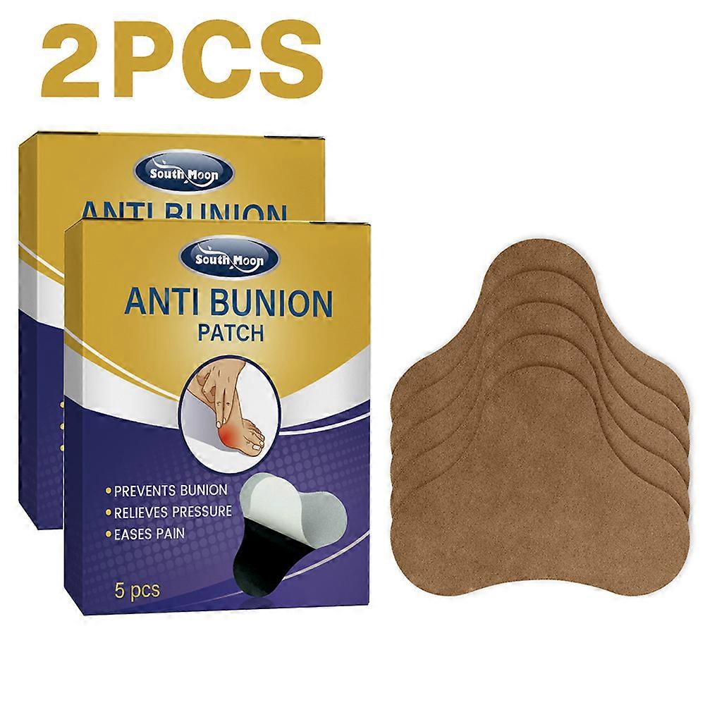 5Pcs Anti Bunion Patch, Thumb Valgus Swelling Joints Plasters Pain Relief Patches 1/2 Pack
