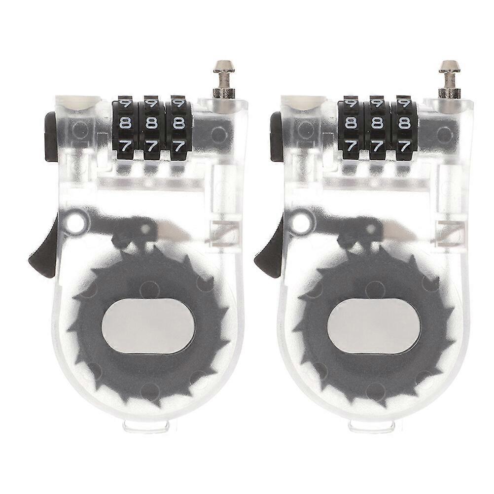 2Pcs Reusable Skatebord Lock Portable Board Lock Multi-function Bike Lock Snowboard Accessory