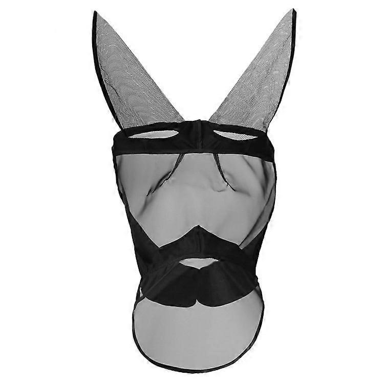 Anti-mosquito Horse Mask Breathable Mesh Comfort and Removable