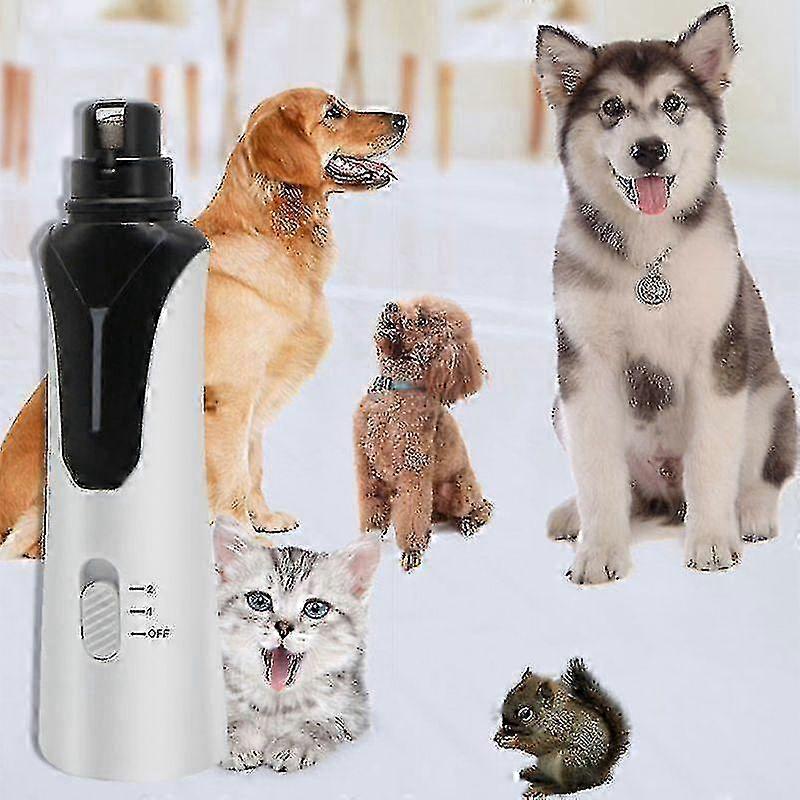 充電式ペット犬猫ネイルグラインダーとクリッパー2速電動ペットネイルトリマー