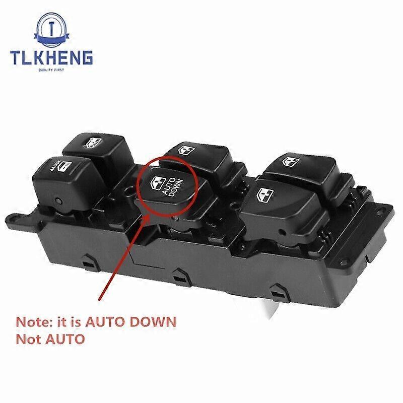 Power Window Main Switch Button LHD 93570-1E110 For HYUNDAI Accent 2007- 2010