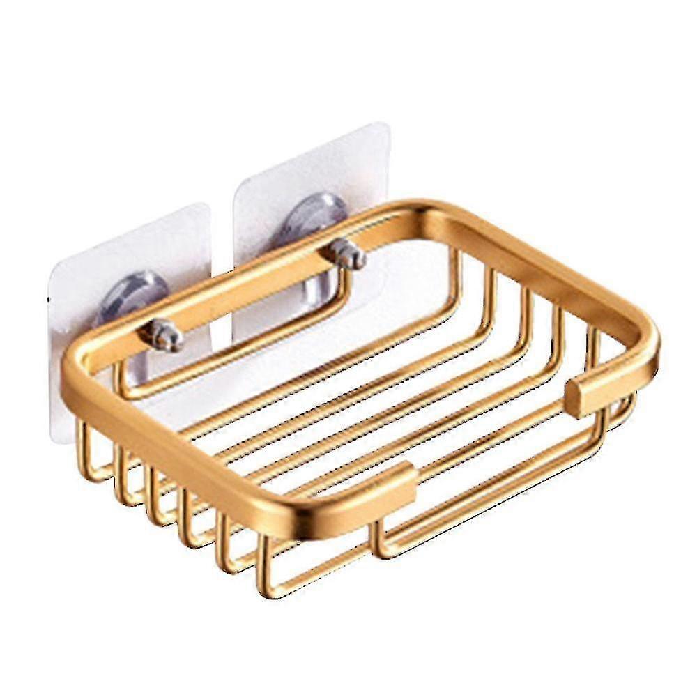 Draining Soap Holder Bathroom Non-marking Suction Cup Wall-mounted Non-perforated Soap Holder