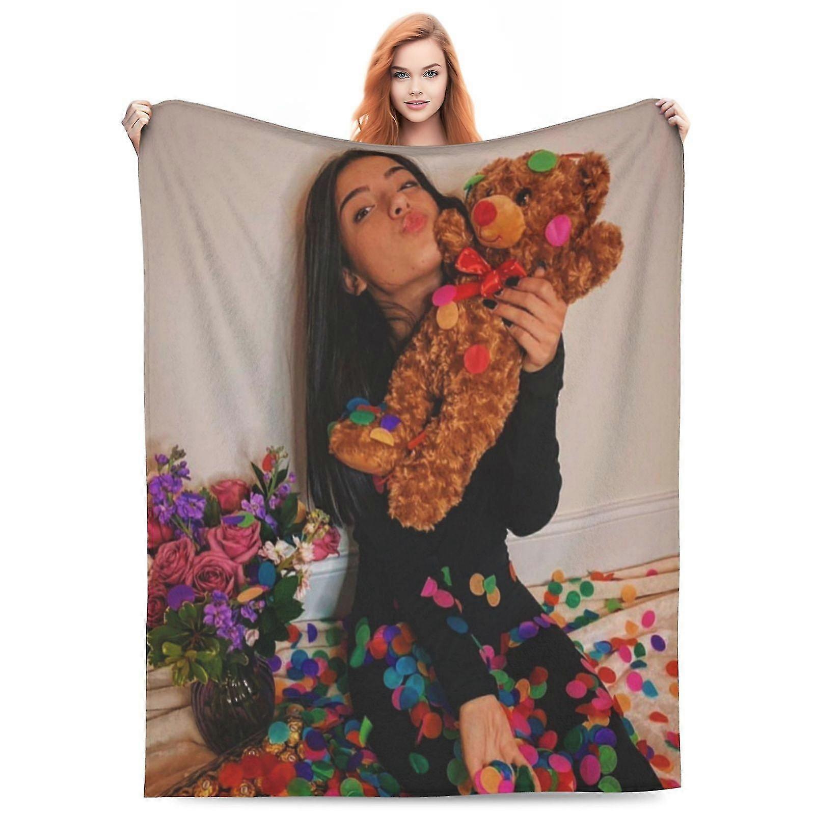 t1239 Blanket Sherpa Throw Blanket for Couch Sofa Bed, Fleece Fluffy Warm Bed Blanket Double Reversible Thick Plus Blanket bn1239