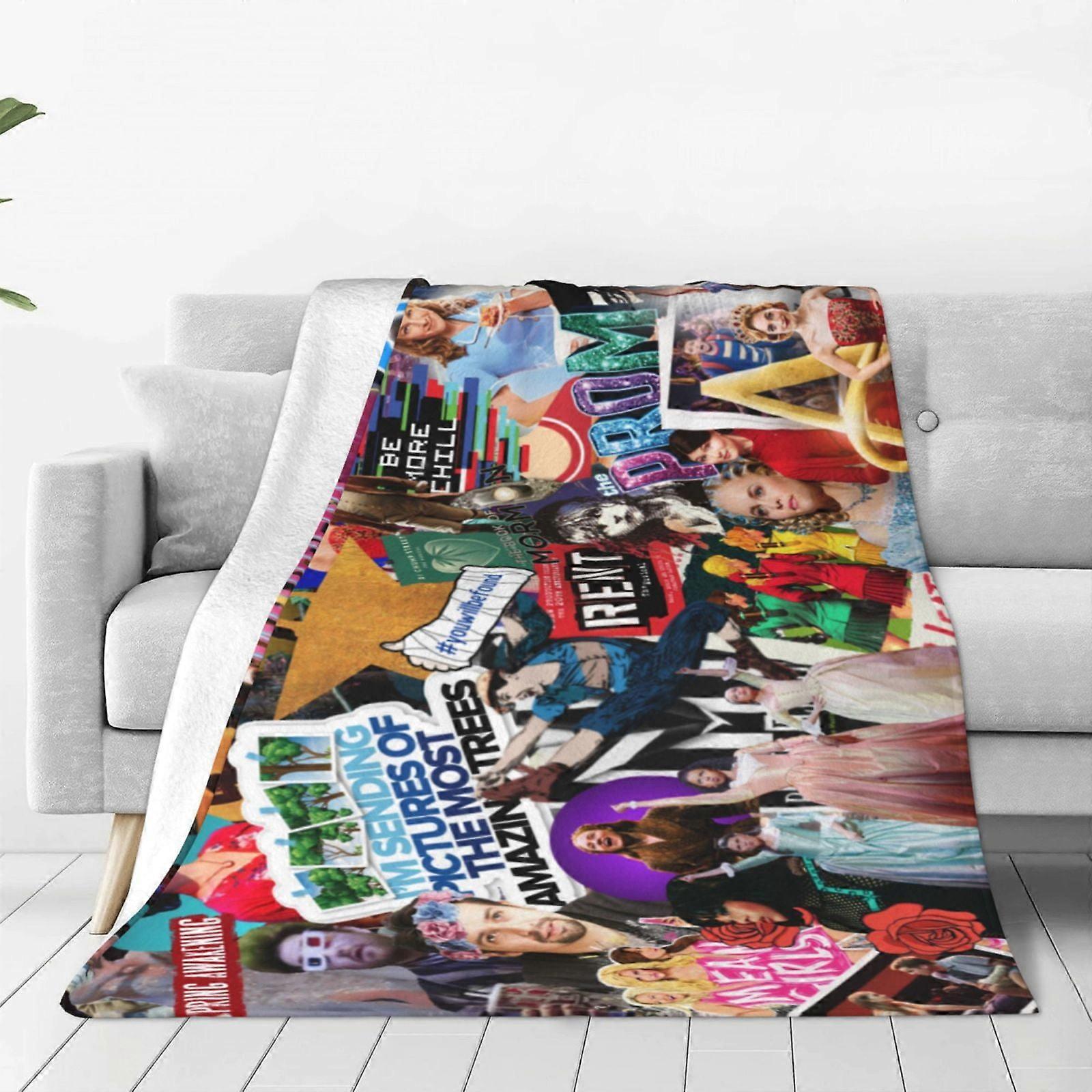 Wicked Musical Fleece Throw Blanket, Ultra Soft Cozy Luxury Fuzzy