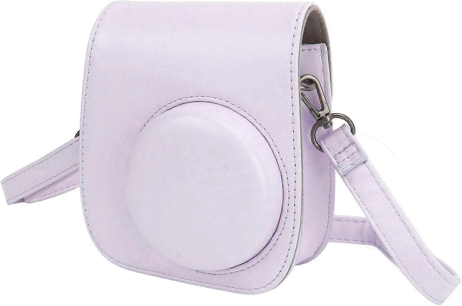 Mini 12 Camera Accessories Kit, Include Case, Album, Stickers, Photo Frames, Paper Frame, Filters, Clips (Purple)