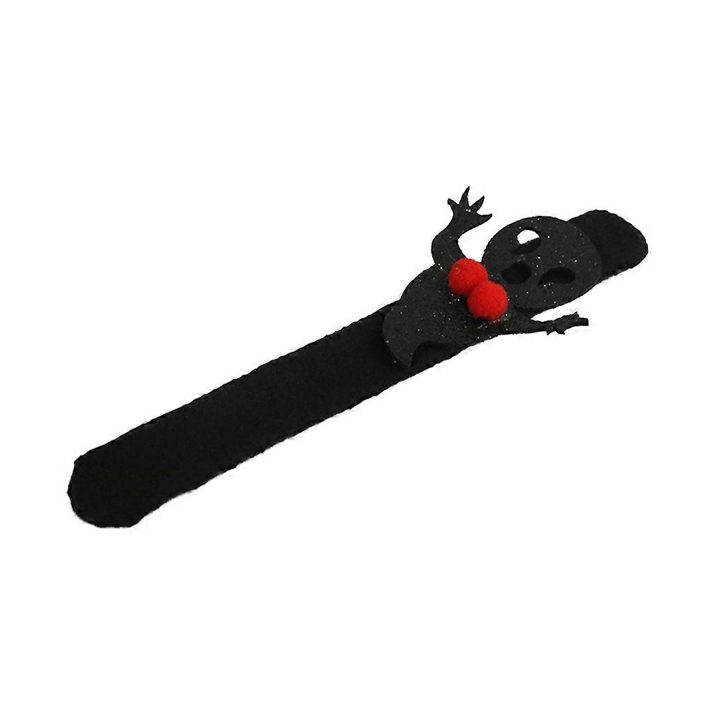  Retro Slap Bracelets Party Favors with Diverse Pattern Ghost Pumpkin Design