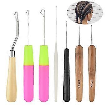 Seven Piece Stainless Steel Braiding Tool For Dirty Braid Crochet