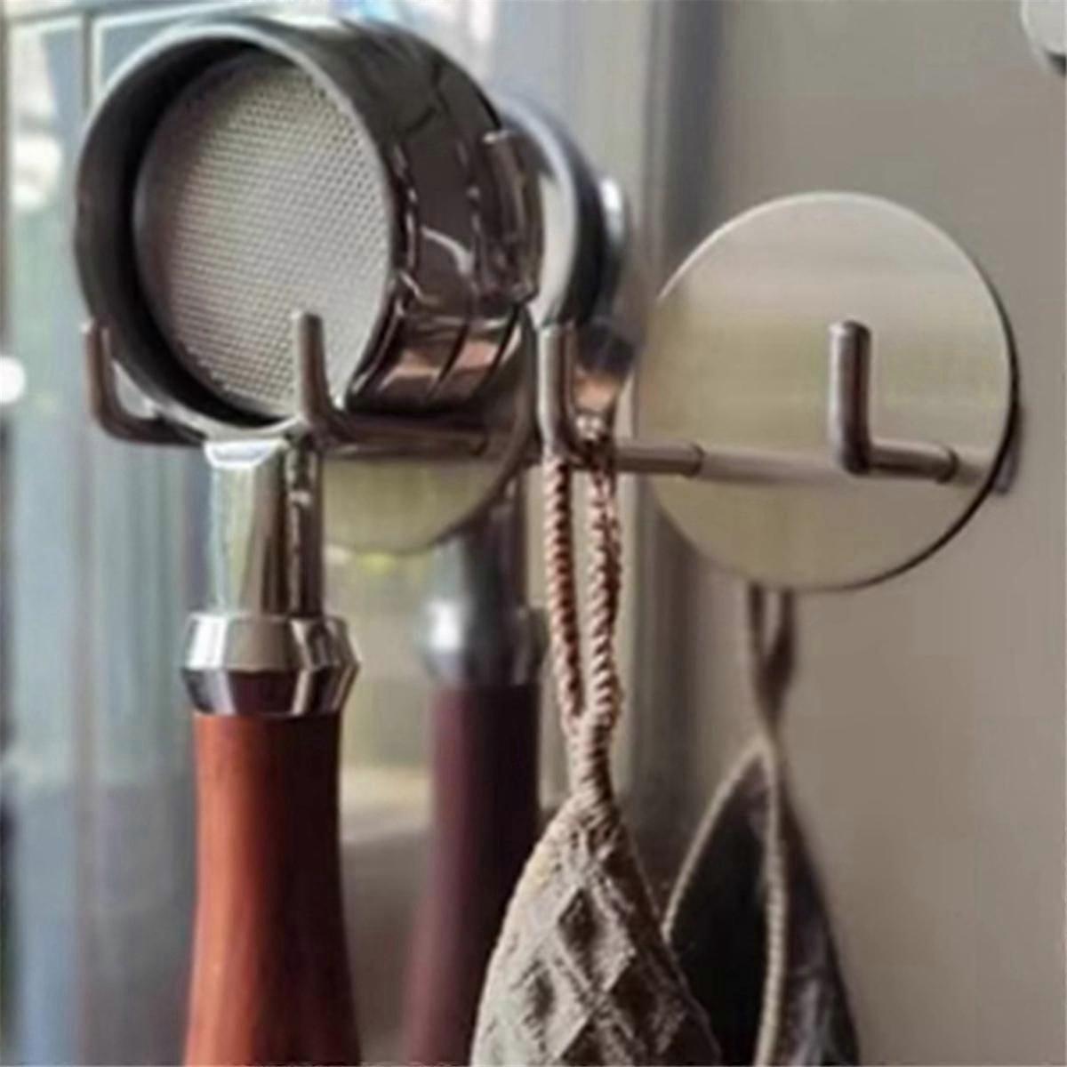 Coffee Bottomless Portafilter Wall Rack Self-Adhesive Coffee Bottom Filter Holder Tools Cafe Access