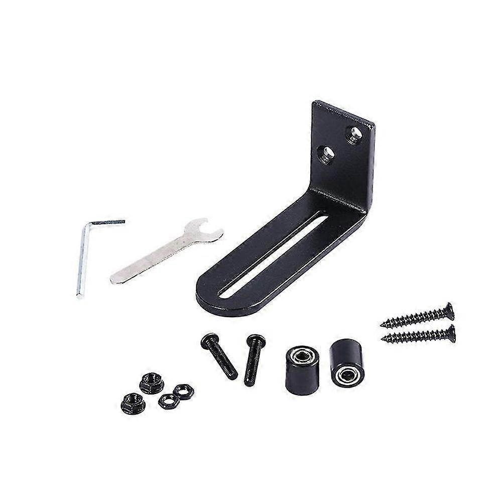 دليل أرضي منزلق قابل للتعديل من الصلب الكربوني ، أجهزة باب الحظيرة ، 122 * 65 مم