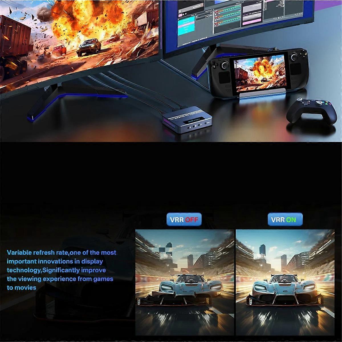 4K 60HZ Video Capture Card HDR10 RGB 1080P for Game Recording Live Streaming Camera Tablet