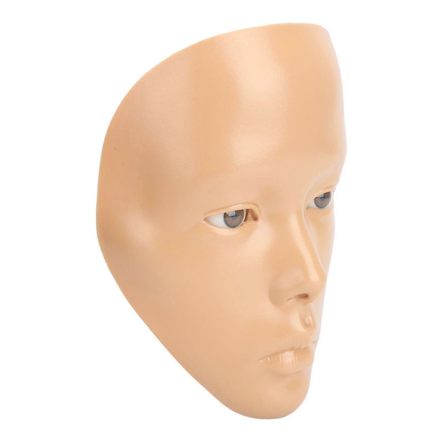 Makeup Practice Mannequin Board with Stand - Full Face Makeup Training Tool