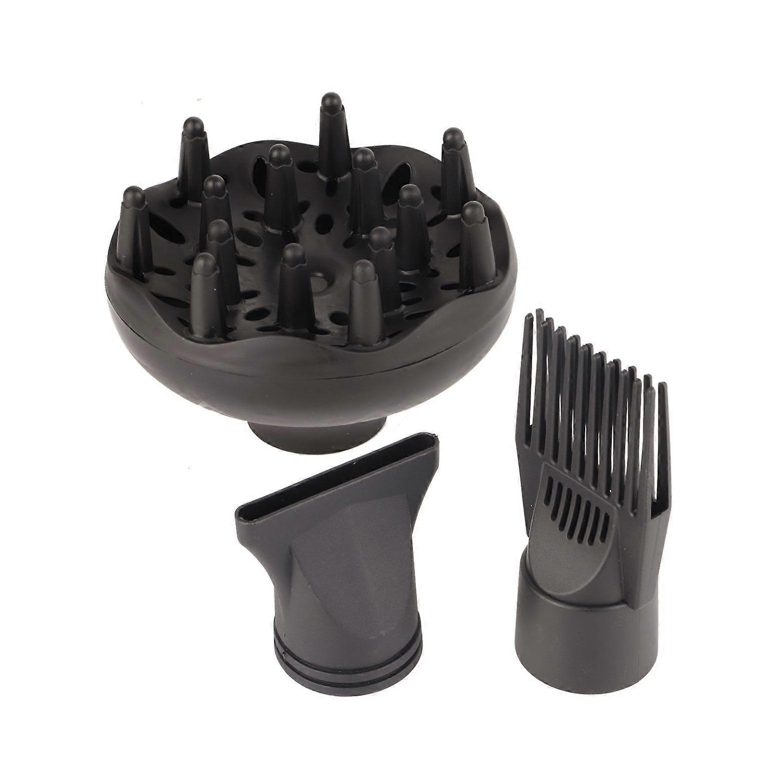 Hair Dryer Diffuser Nozzle Set - Plastic Attachment for Enhanced Styling