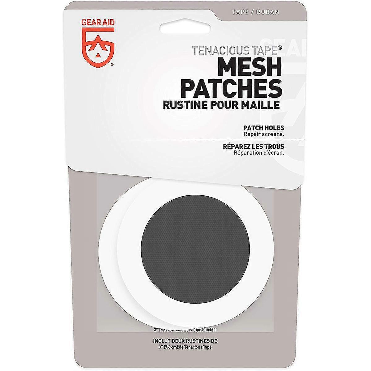 Gear Aid 3" Round Tenacious Tape Mesh Repair Patches - 2-Pack