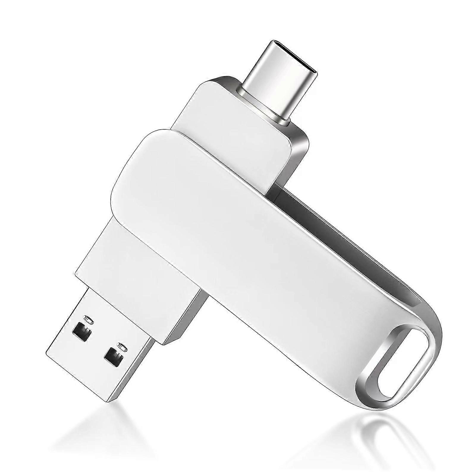 4GB/8GB/16GB/32GB/64GB/128GB Flash Drive Large Capacity Wide Compatibility Plug Play Rotatable Multifunctional High Speed Transmission External Drive