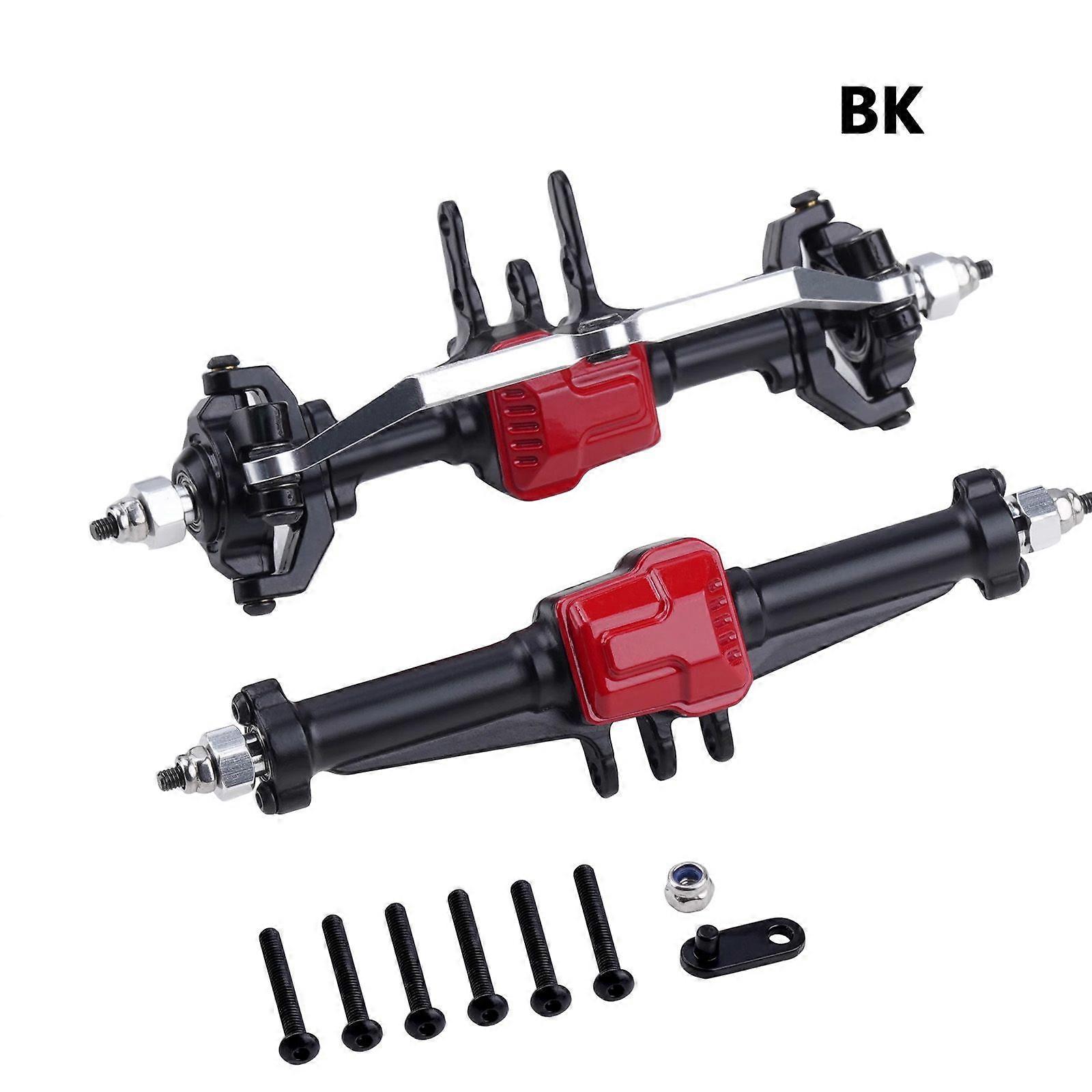 Metal Front Rear Complete Axle w/ Steering Kit for 1/18 RC Car Crawler TRX4M DF5