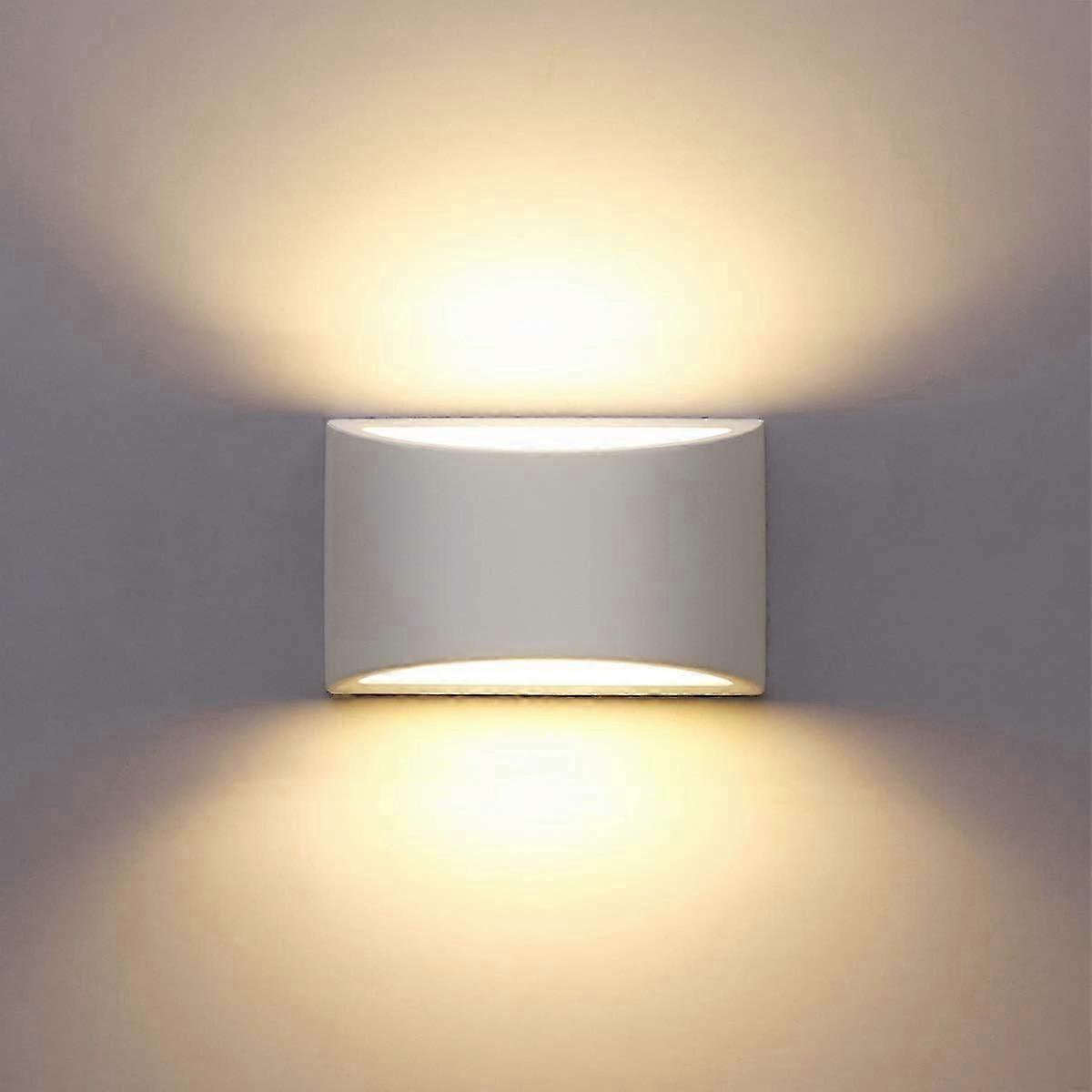 LED wall light indoor, 7W white plaster light wall light LED light