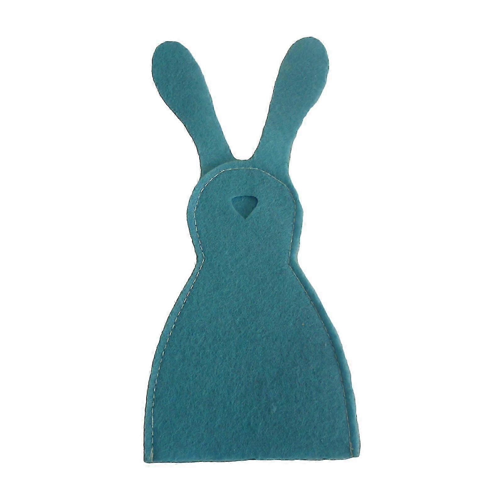 Rabbit Easter Eggs Cover Holder for Kids Easter Decorations Easter Children Blue
