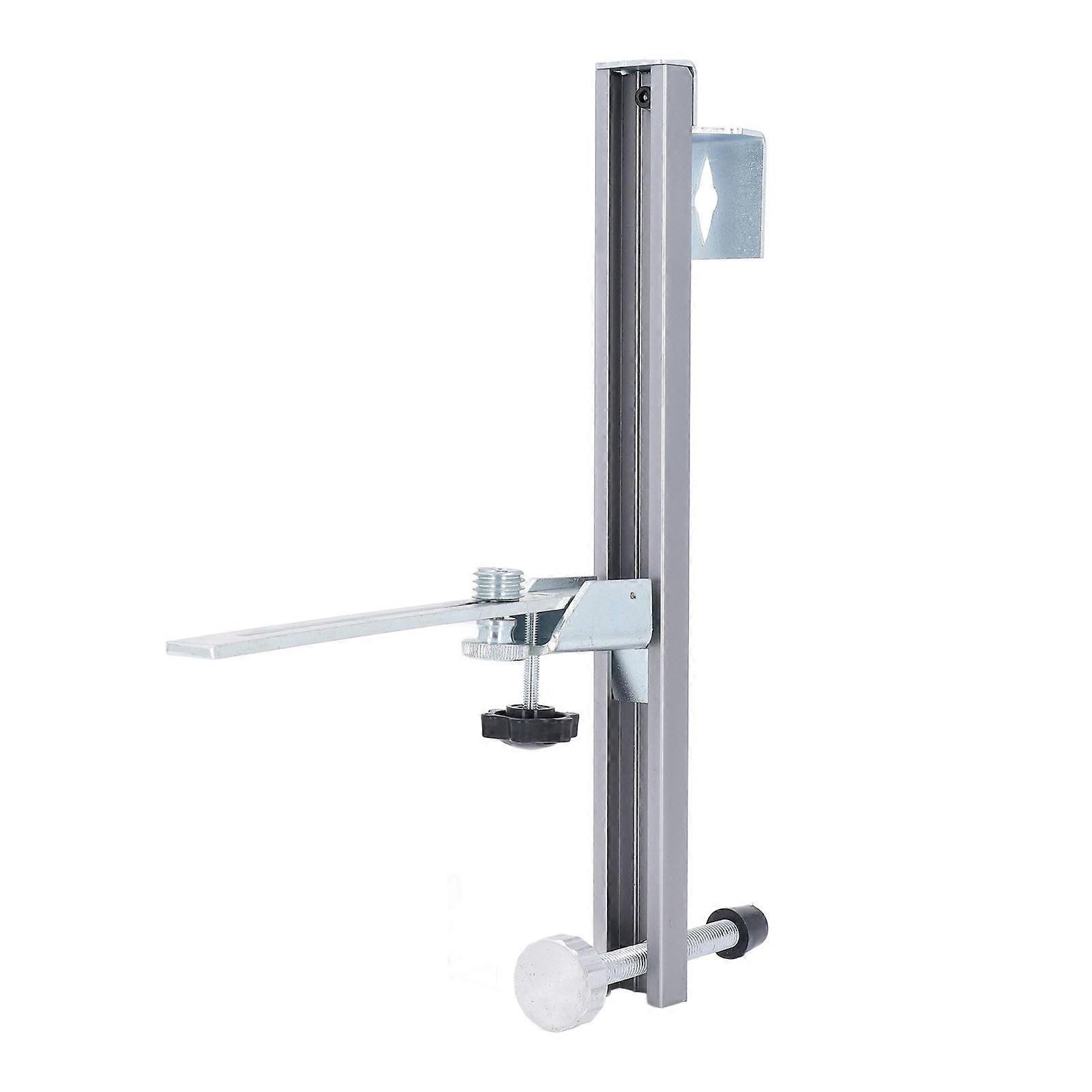 Level Tool Wall Mount Bracket Aluminum Alloy Adjustable Leveler Wall Holder with Bubble and 5/8in 11 Thread Adapter