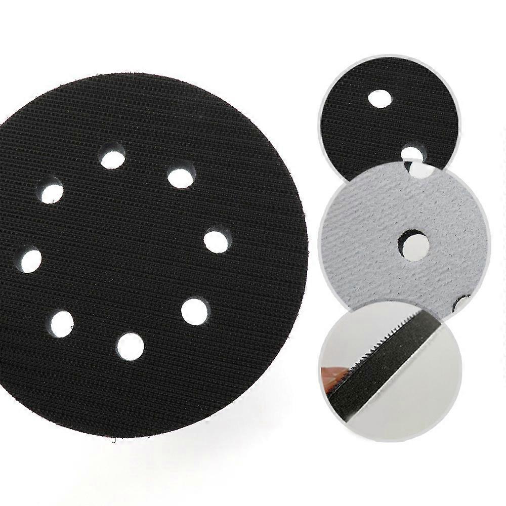5 Inch 8-Hole Soft Sponge Interface Pad for Sanding Pads Sanding Discs Cushion Uneven Surface Polishing Sponge Pads