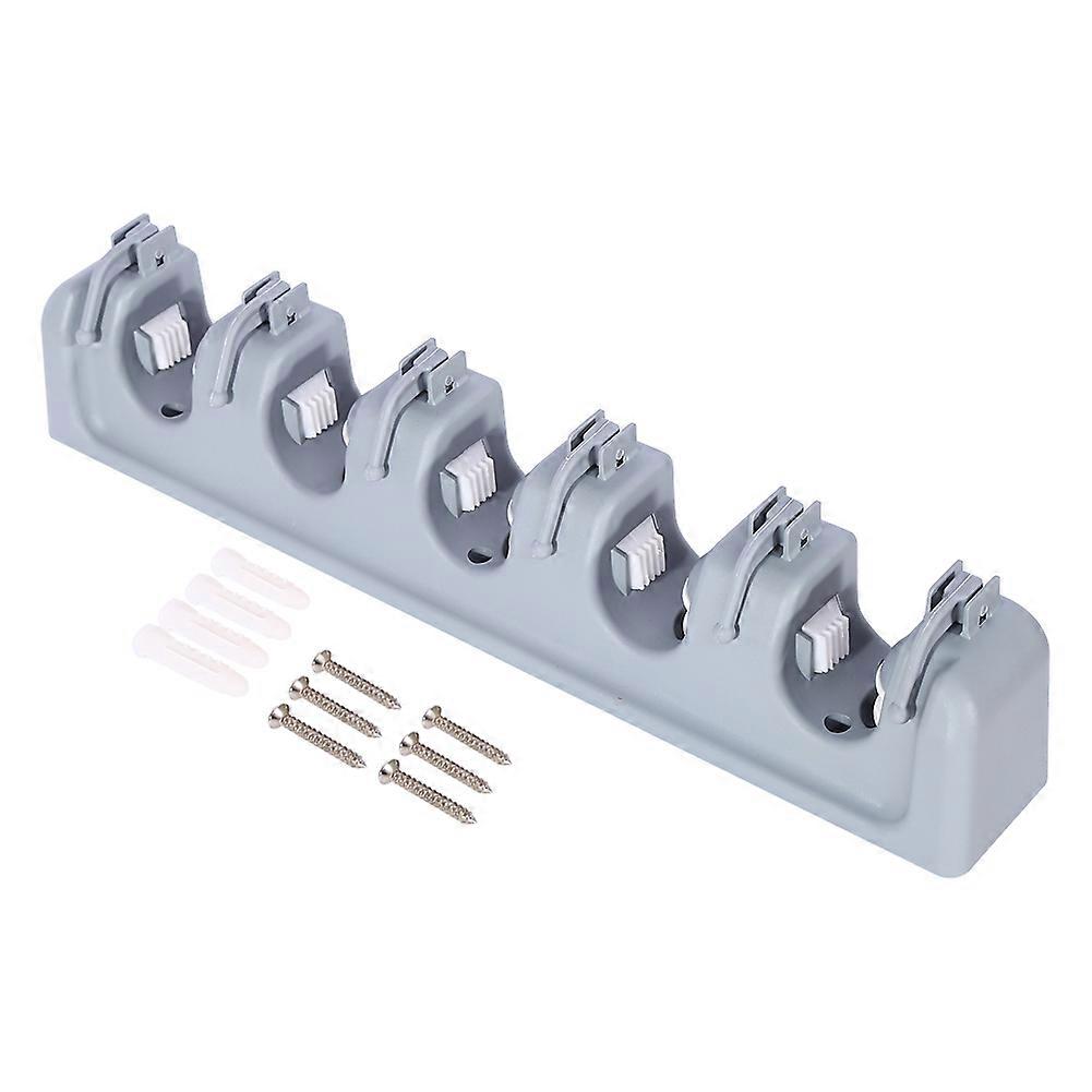 Wall Mounted Mop Holder For Brooms And Tools Garden Tools Organizer Hanger Tool Holder