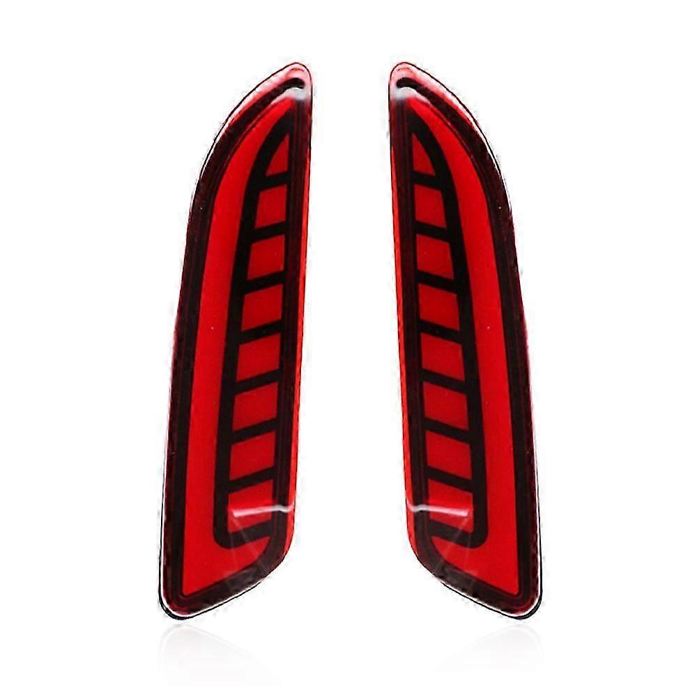 Compatible 1 Set LED Reflector Car Rear Fog Lamp Brake Light Dynamic Turn Signal 3-in-1 Functions For Toyota Corolla Cross 2020 2022