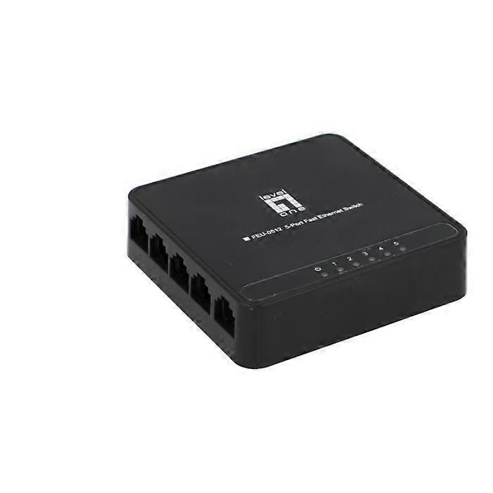 Switch Ethernet - LevelOne - FEU0512 - 5 portar - Strömförsörjning - Mini
