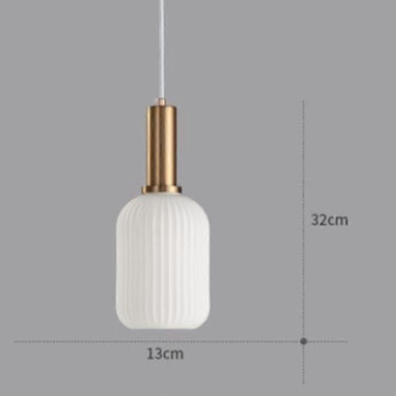 Macaron Nordic Retro restaurant colorfull glass pendant lights Creative living room Lamp Simple bedside lamp LED E27 light