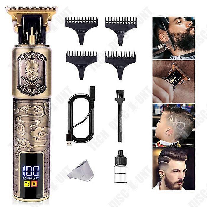 Hair Clipper - TD - Rechargeable - 1400mAh - 4 cutting lengths - LED display