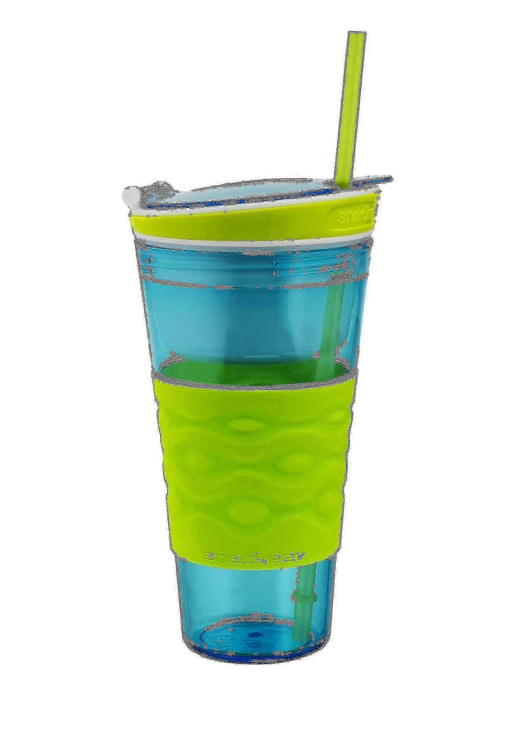 Travel Snack & Drink Cup With Straw-Clearance
