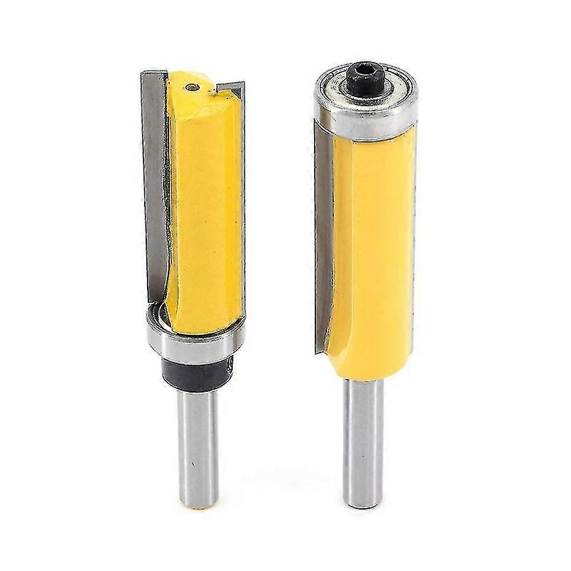8 mm skaft flat endefres, ekstra lang kutter, profilkutter med øvre lager + profilkutter med nedre Bearing_Special gave