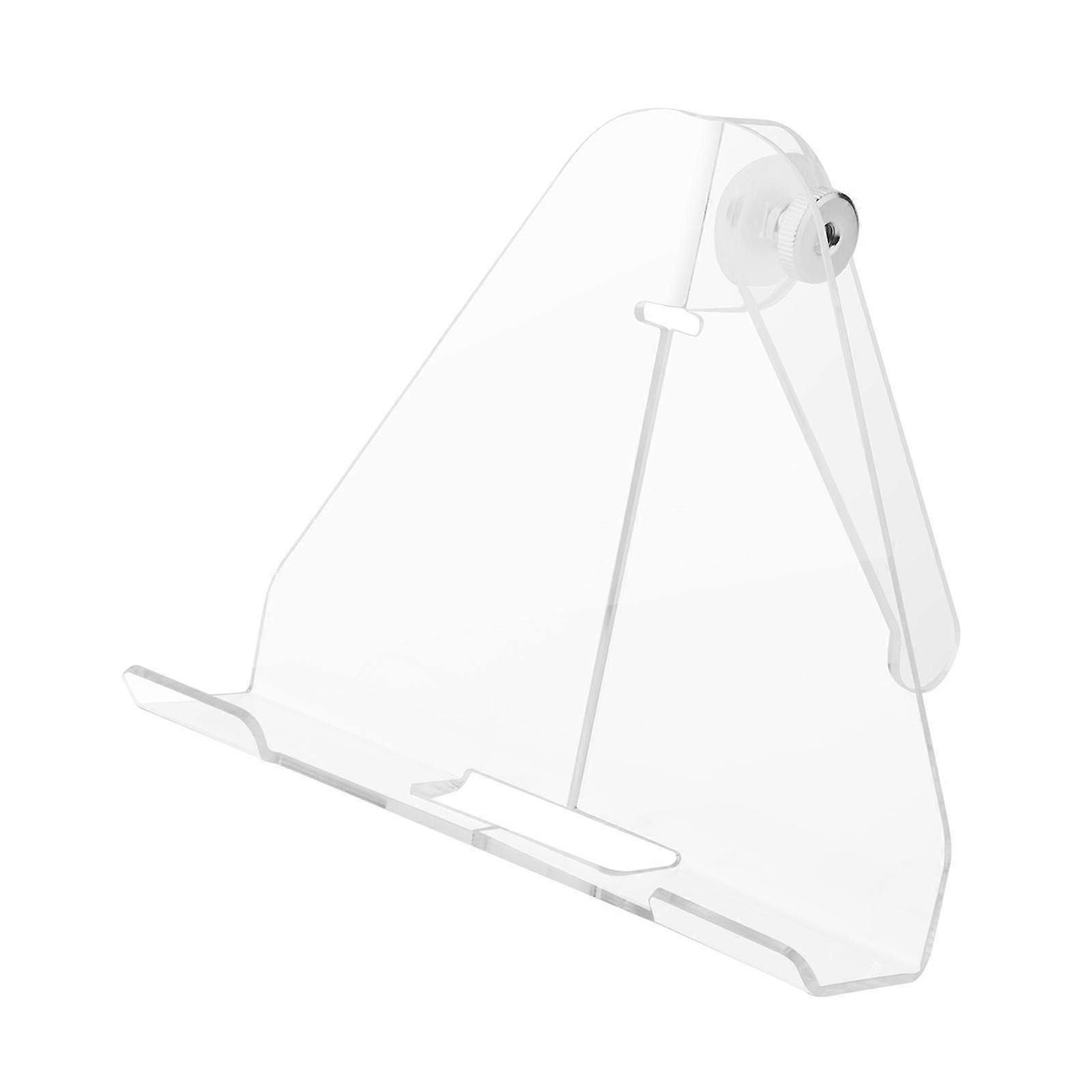 Acrylic Display Easel Tablet Stand for Music Sheets Picture Frames Round Tea