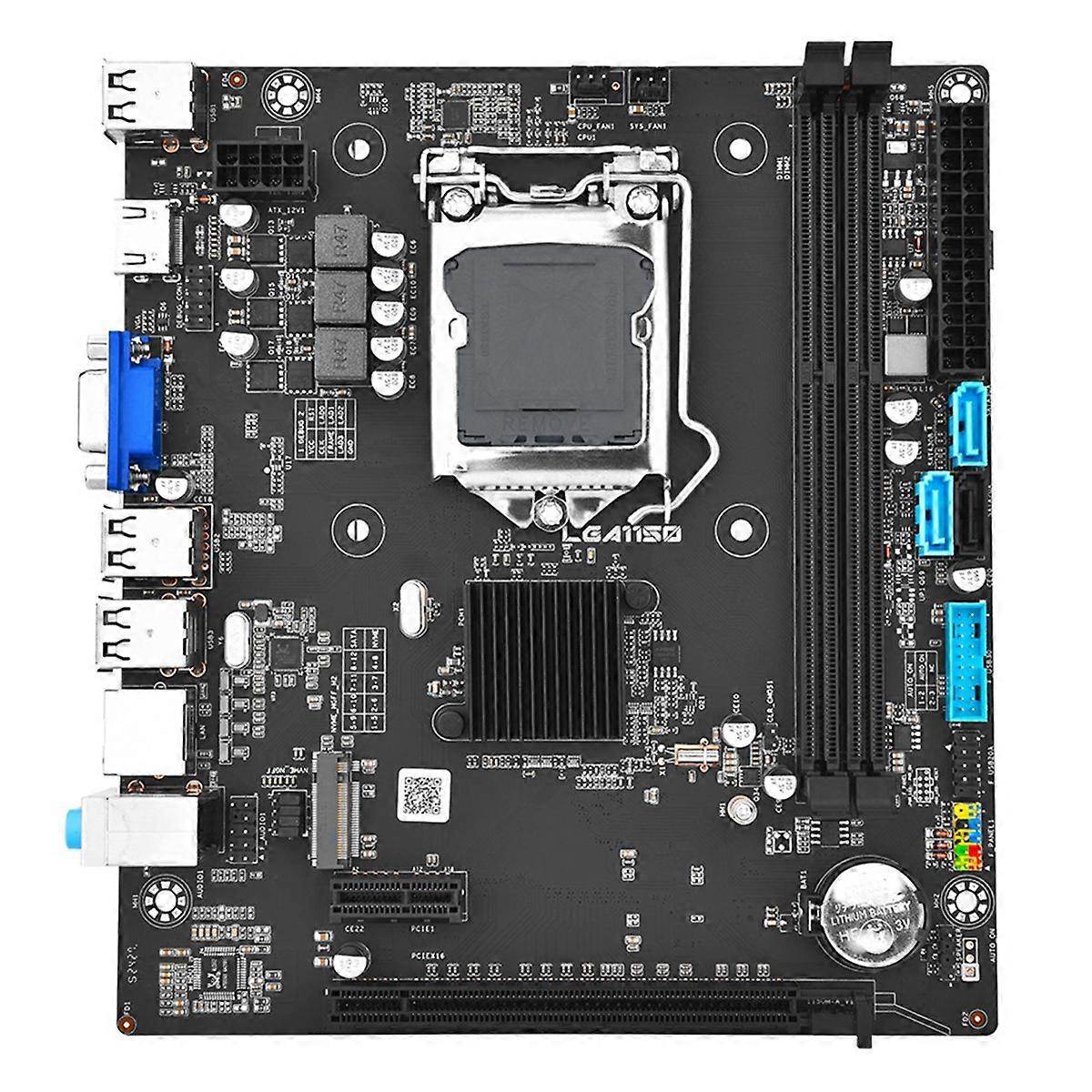 H81M-A Placa-mãe LGA-1150 CPU 2XDDR3 RAM Suporte -Compatível VGA para PC Desktop