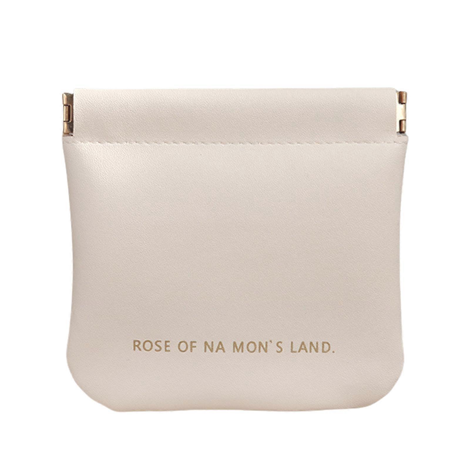 Multi Functional Cord Wrap Case Storage Bag With Automatic Closure For Wires And Headphones Travel Accessory Milk apricot white