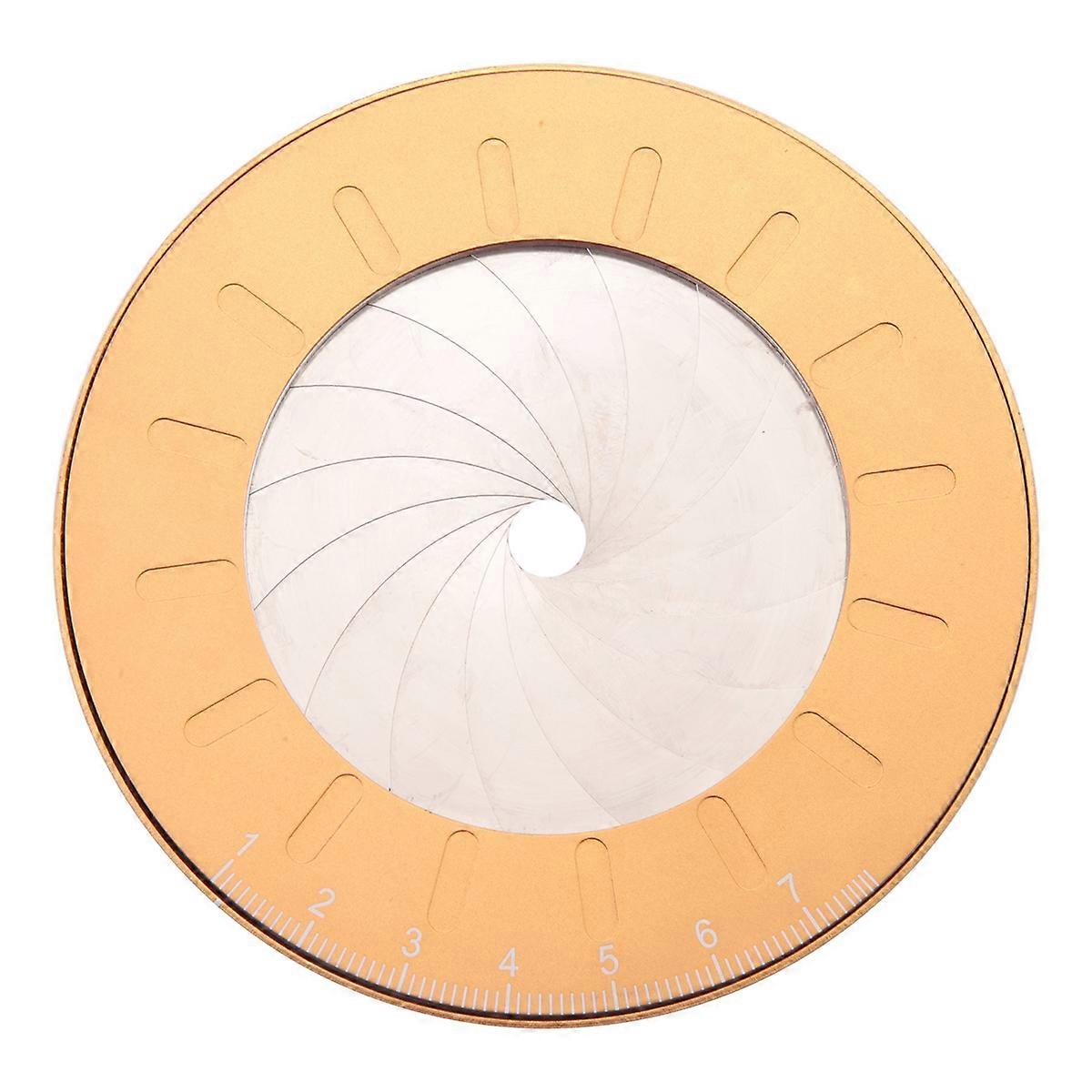 Adjustable Round Drawing Ruler 10mm to 77mm Rotatable Compass Ruler