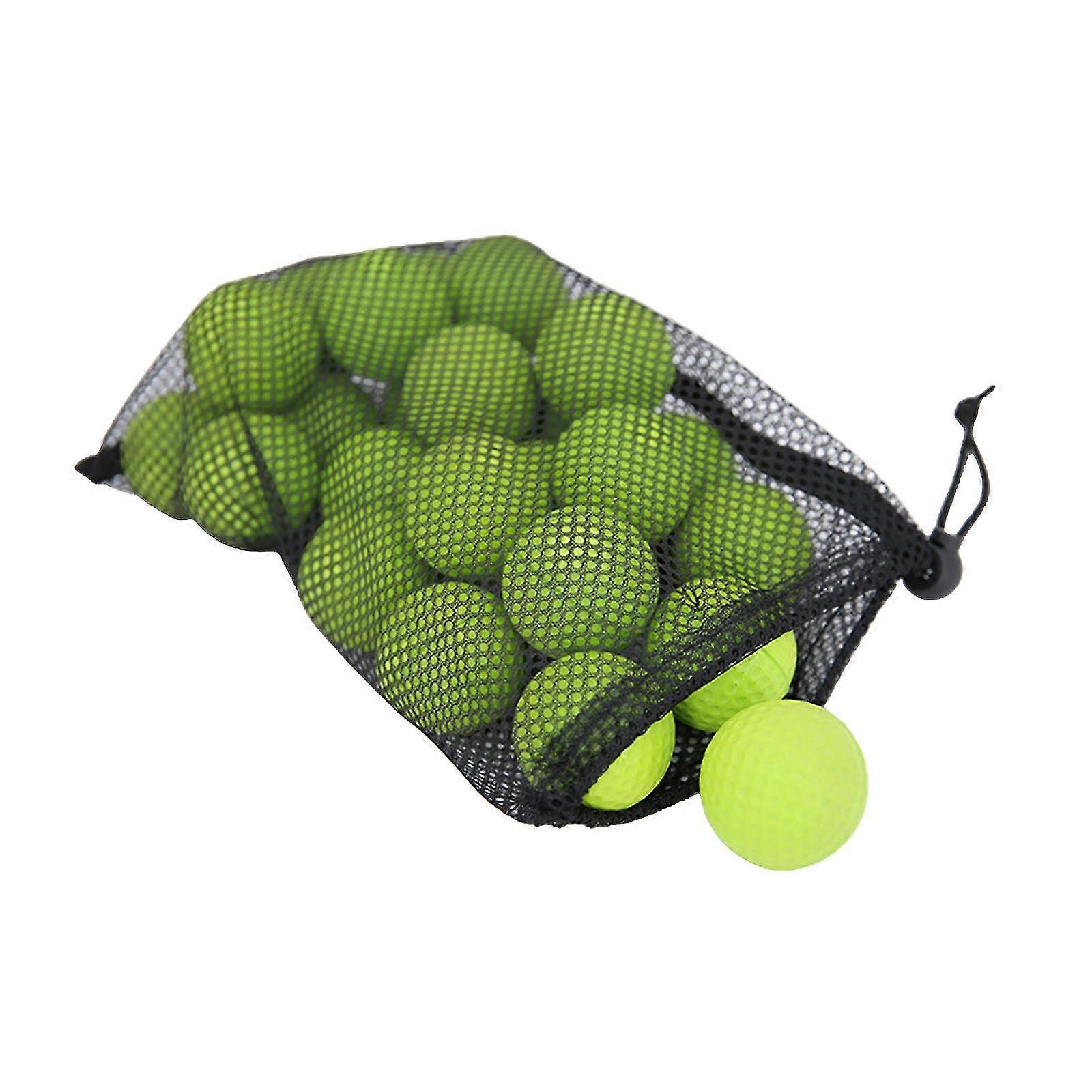 Practice Golf Balls with 24-Piece PU Foam for Green Training