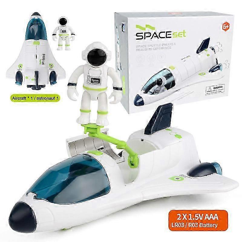 Gaibosi Space Rocket Leksak Astronaut Rymdskepp Leksak Barn Tidig Utbildning Leksak Födelsedagspresent till pojkar Flickor