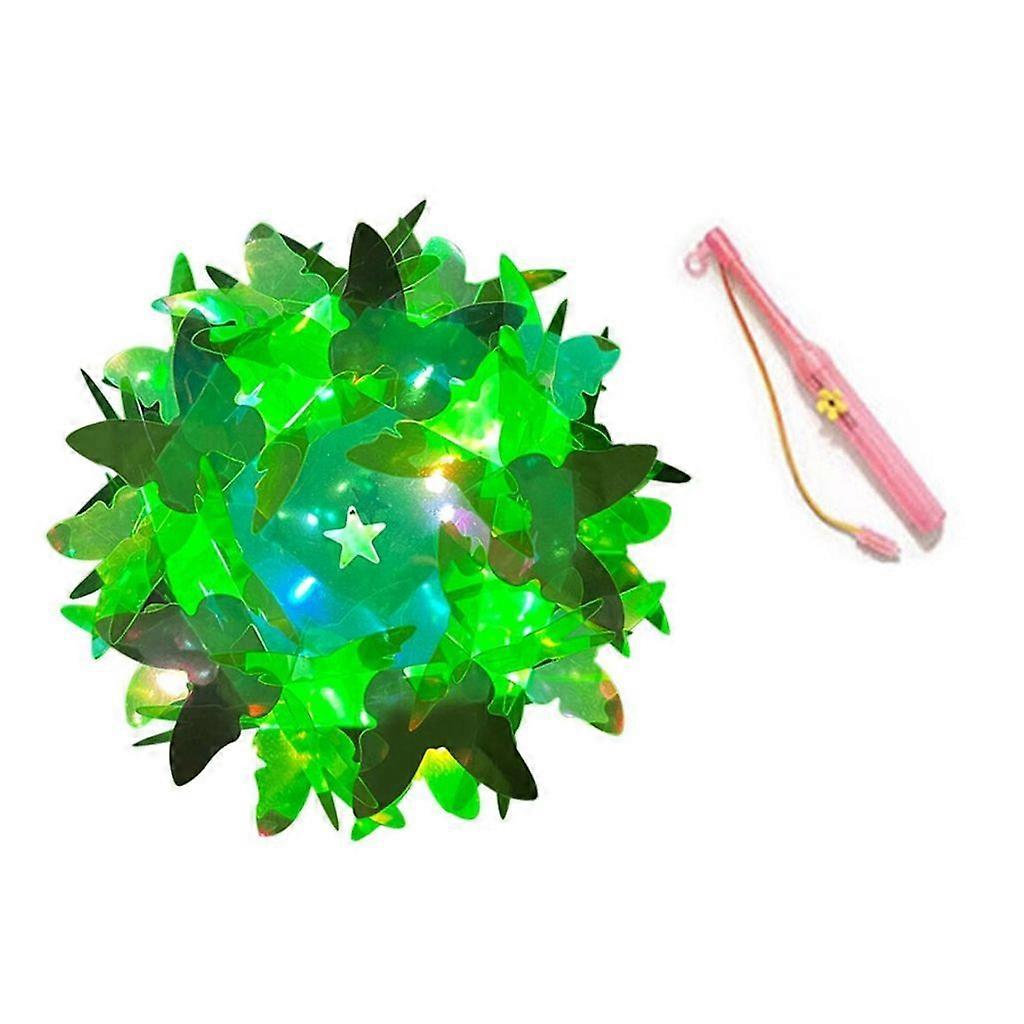 Portable Dazzle Color Lantern DIY PVC Material LED Night Lantern Party Props