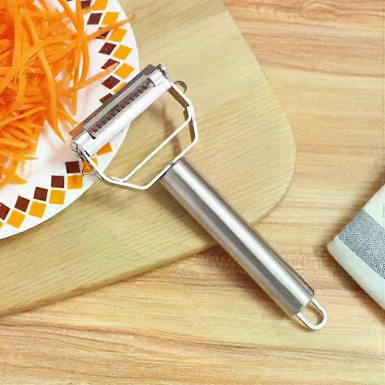Stainless Steel Vegetable Peeler-Multifunction Double Planing Grater by