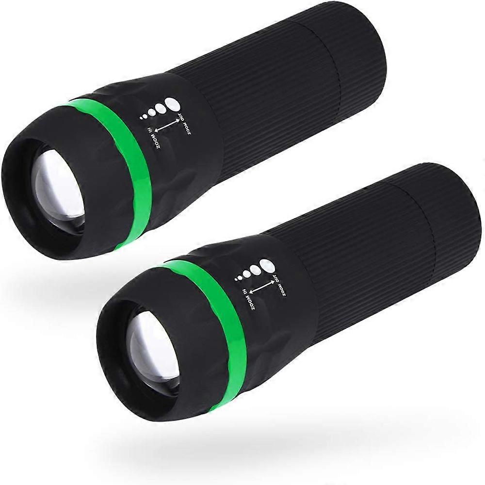 Ultra Bright Portable LED Flashlight, Multi-Mode Lighting Rechargeable with Digital Focus for Indoors & Outdoors