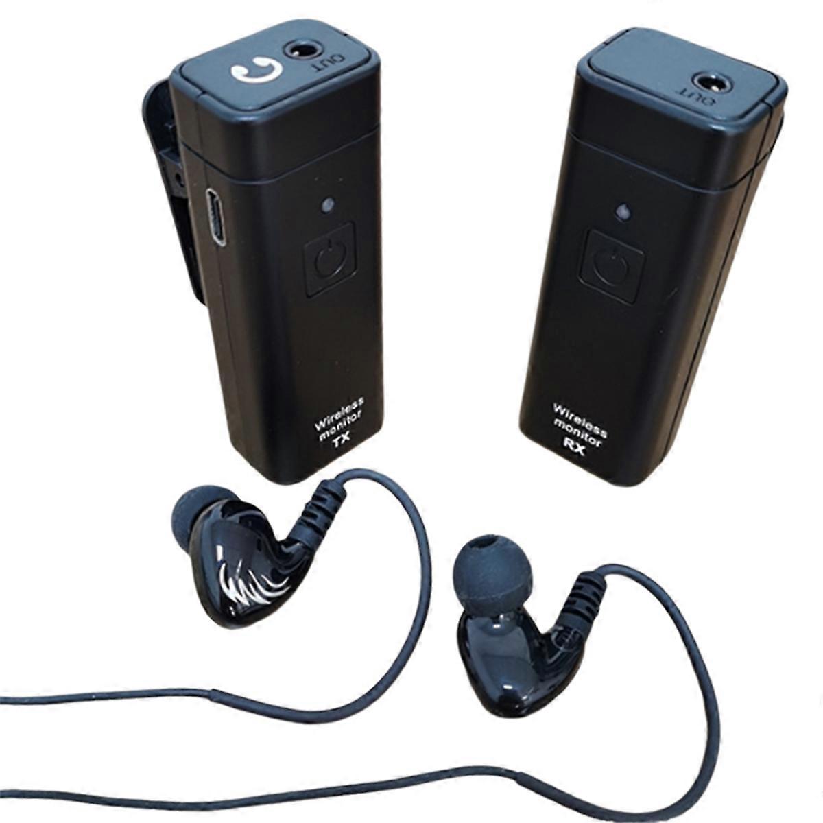 UHF Wireless in-Ear Monitor System Professional Digital Sound Stage Broadcast Sound Card Outdoor Tr