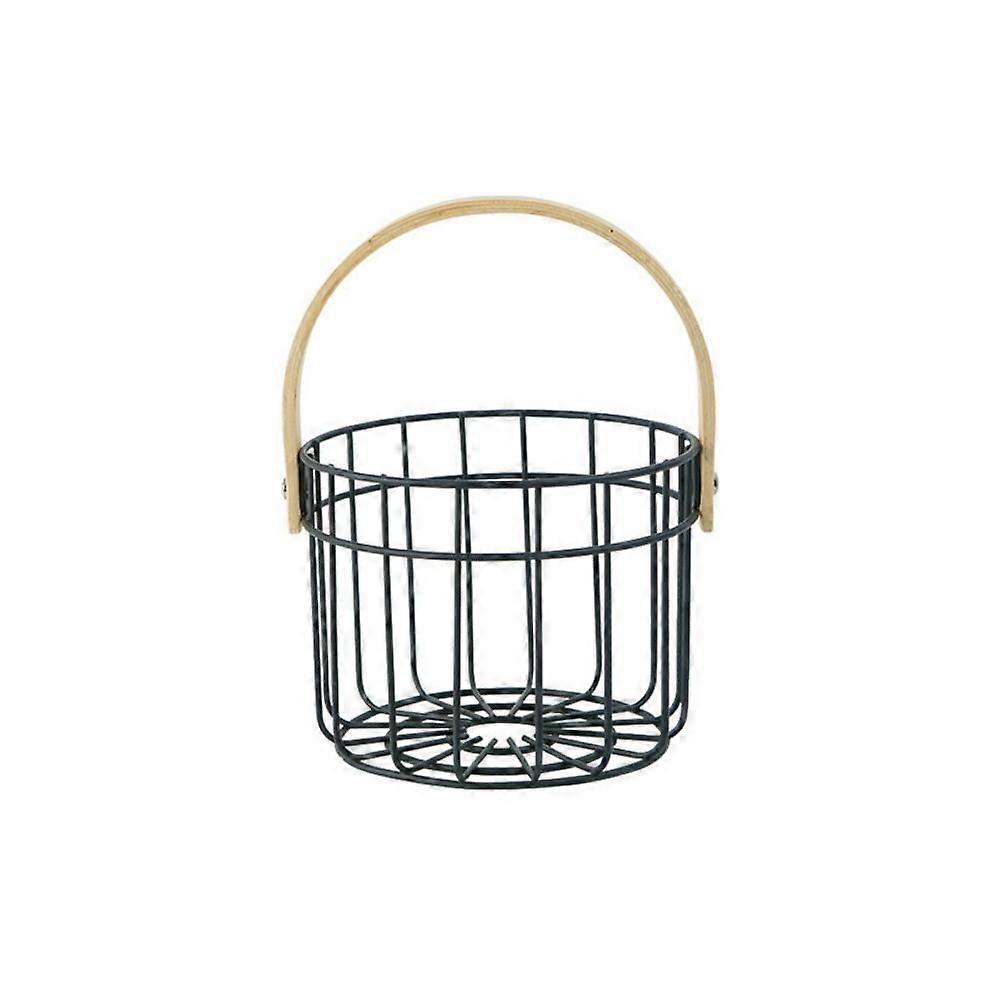 Rustproof Wire Storage Basket Metal Wire Fruit Organizer Multifunctional Egg Holder Home